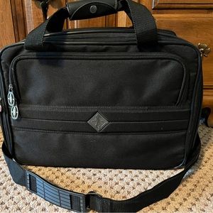 Atlantic Expandable Black Carry On Luggage 18”x12”x6”